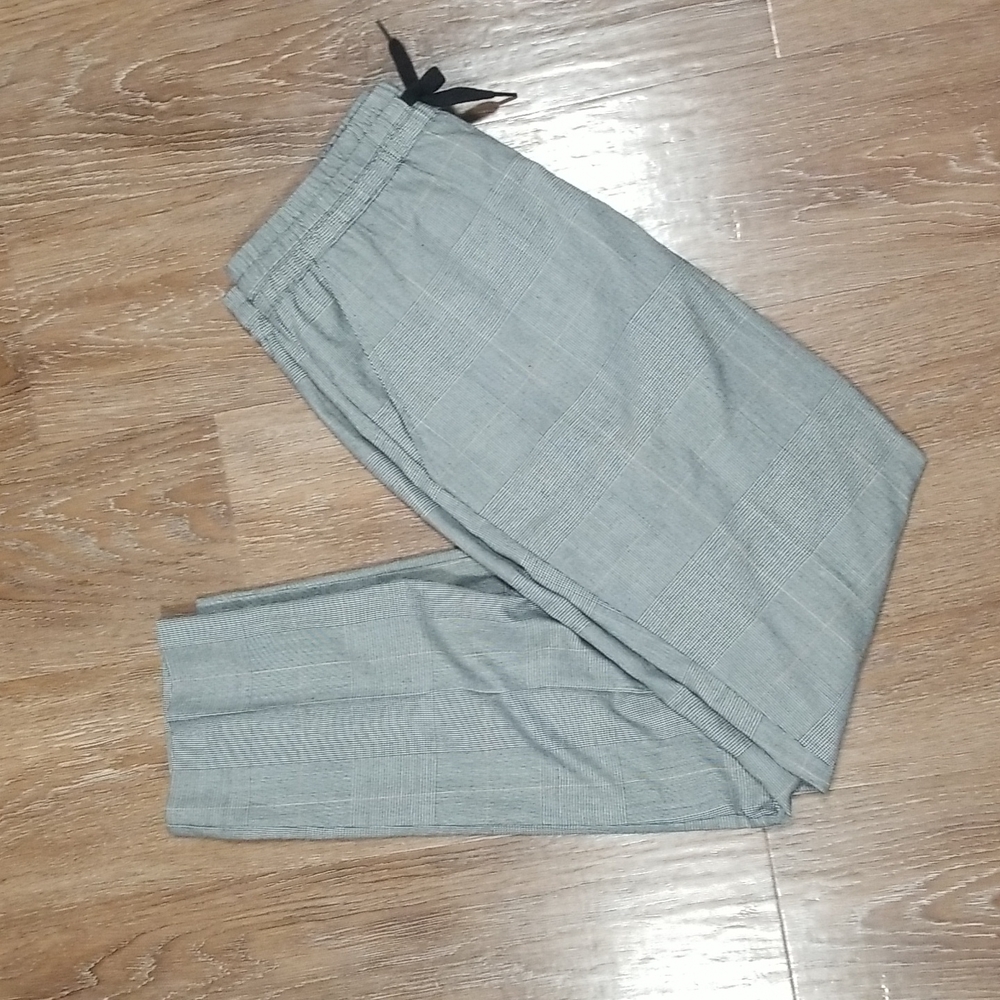 (L) WESC Unisex Slim Straight Leg Trouser Workwear Office Business Casual Comfy
